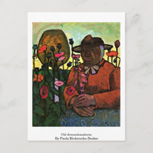Carte Postale Old Armenhauslerin Par Paula Modersohn-Becker