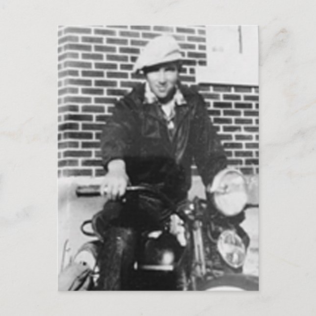 Carte Postale Old Biker (Devant)