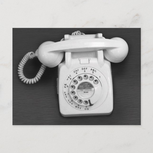 Carte Postale Old British Telephone (Devant)