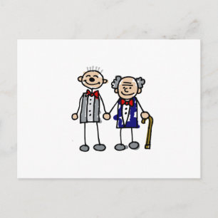 Carte Postale Old Gay Couple