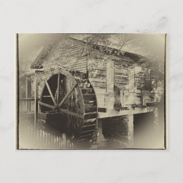 Carte Postale Old Georgia Mill (Devant)