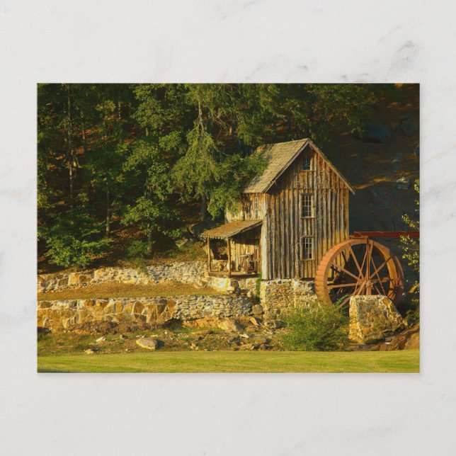 Carte Postale Old Grist Mill en GA (Devant)