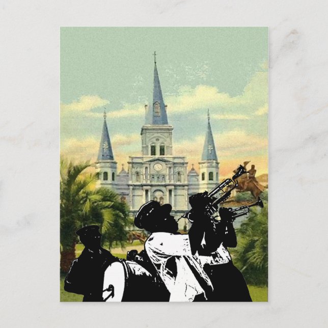 Carte Postale Old Jackson Carré (Devant)