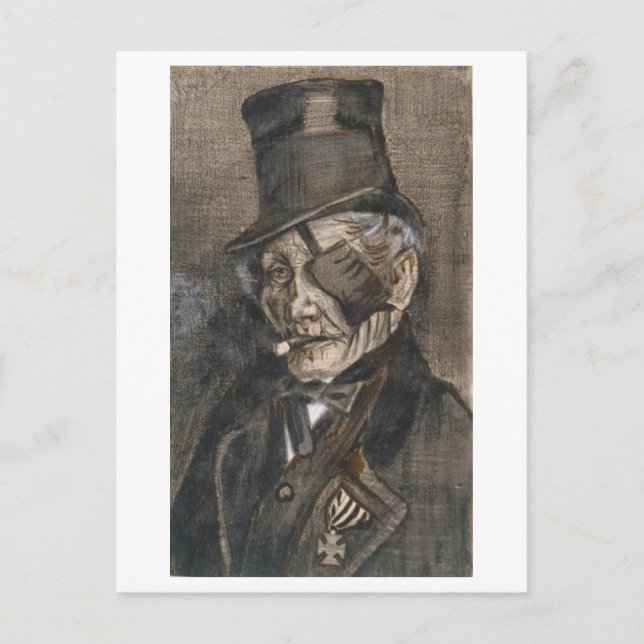 Carte Postale Old Man with Eye Patch, Vincent van Gogh (Devant)