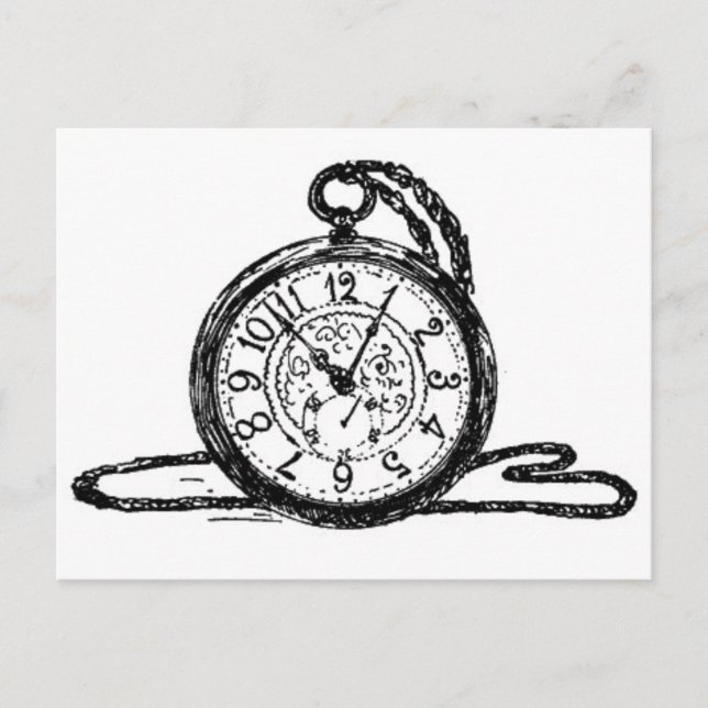 CARTE POSTALE OLD POCKET WATT (Devant)
