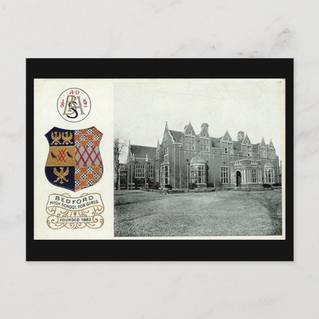 Carte Postale Old Postcard, Bedford High School for Girls (Devant)