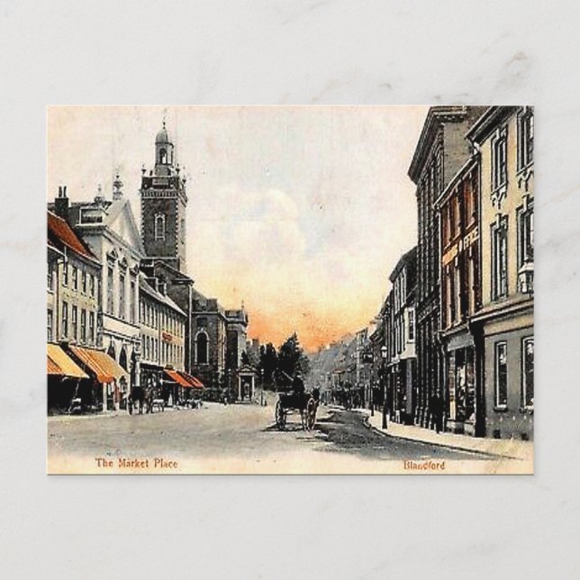 Carte Postale Old Postcard - Blandford Forum, Dorset (Devant)