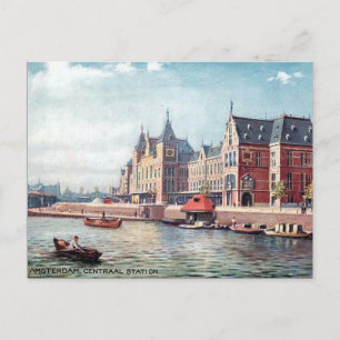 Carte Postale Old Postcard - Central Station, Amsterdam