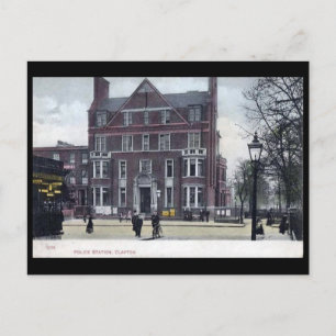 Carte Postale Old Postcard - Clapton Police Station, Londres