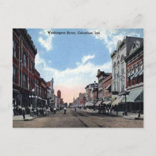 Carte Postale Old Postcard - Columbus, Indiana, États-Unis