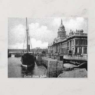 Carte Postale Old Postcard - Custom House, Dublin