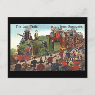 Carte Postale Old Postcard - Dernier train de Ramsgate
