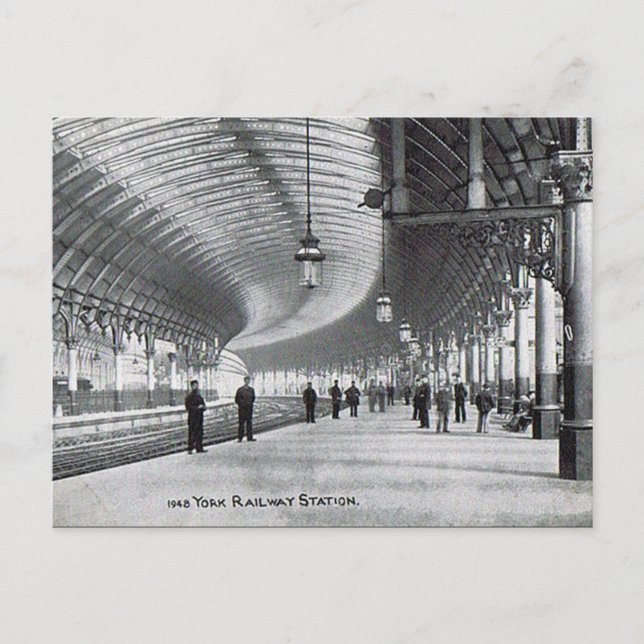 Carte Postale Old Postcard - Gare de York (Devant)