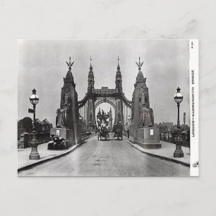 Carte Postale Old Postcard - Hammersmith Bridge, Londres