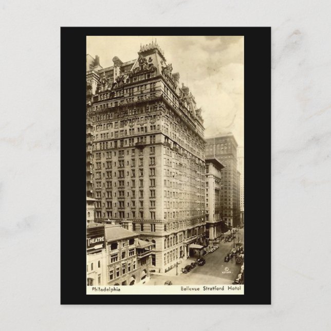 Carte Postale Old Postcard - Hôtel Bellevue Stratford, Philadelp (Devant)