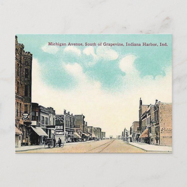Carte Postale Old Postcard - Indiana Harbour, Indiana, États-Uni (Devant)