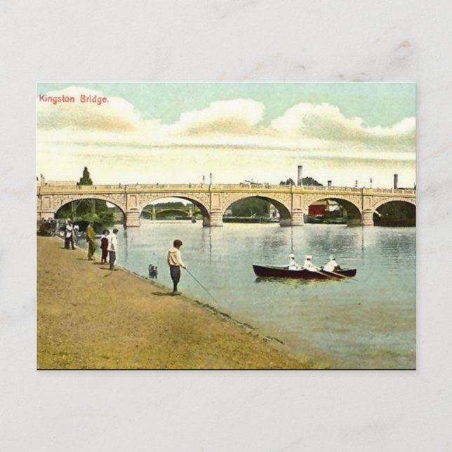 Carte Postale Old Postcard - Kingston Bridge, Londres (Devant)