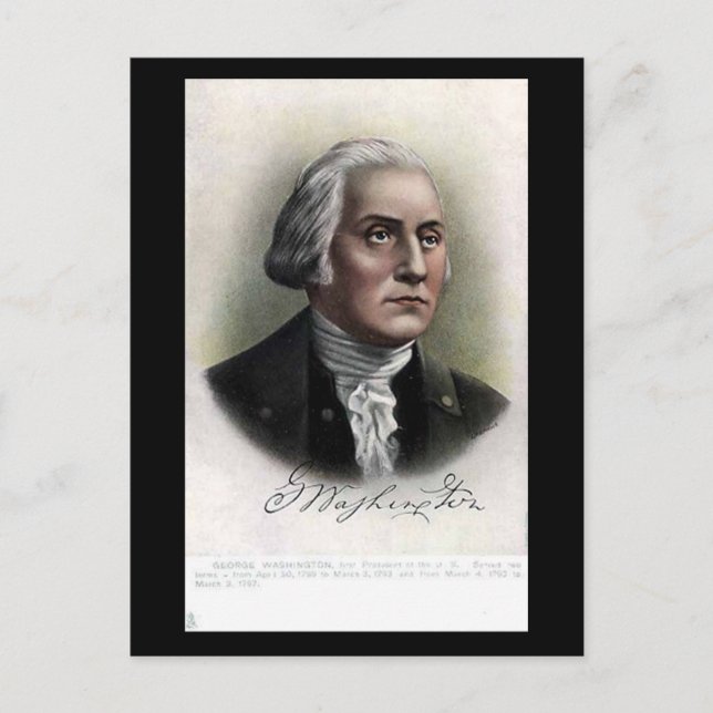 Carte Postale Old Postcard - Le président américain George Washi (Devant)