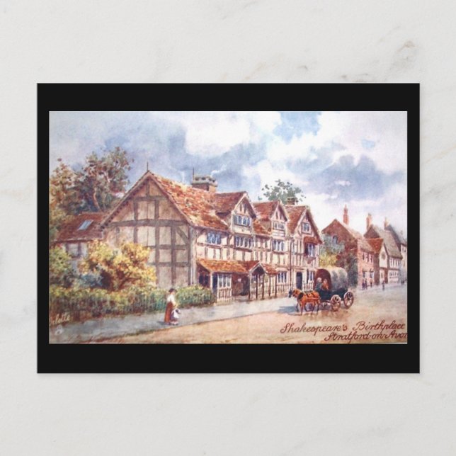 Carte Postale Old Postcard - Lieu de naissance de Shakespeare, S (Devant)