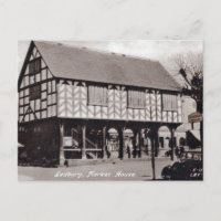 Old Postcard - Market House, Ledbury.