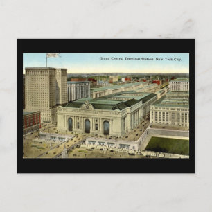 Carte Postale Old Postcard, New York City, Grand Central Station