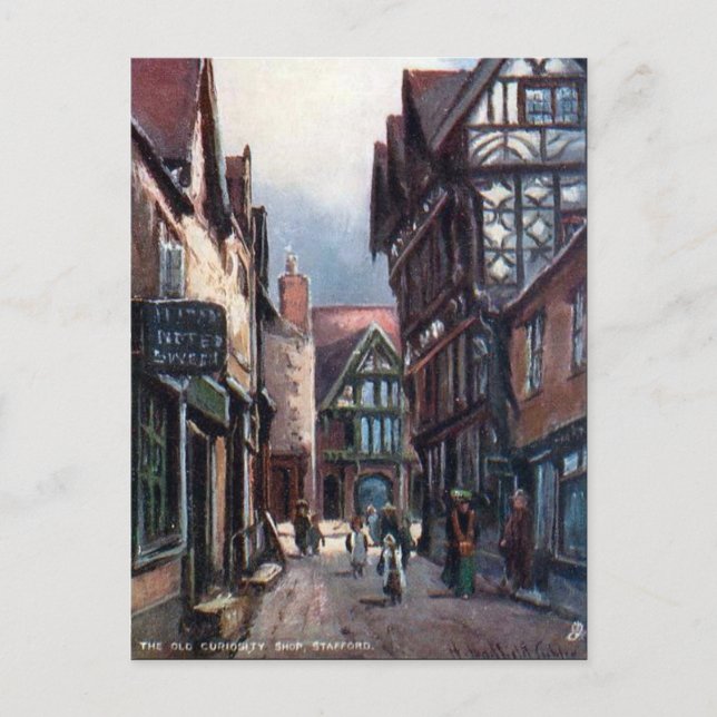 Carte Postale Old Postcard - Old Curiosity Shop, Stafford (Devant)