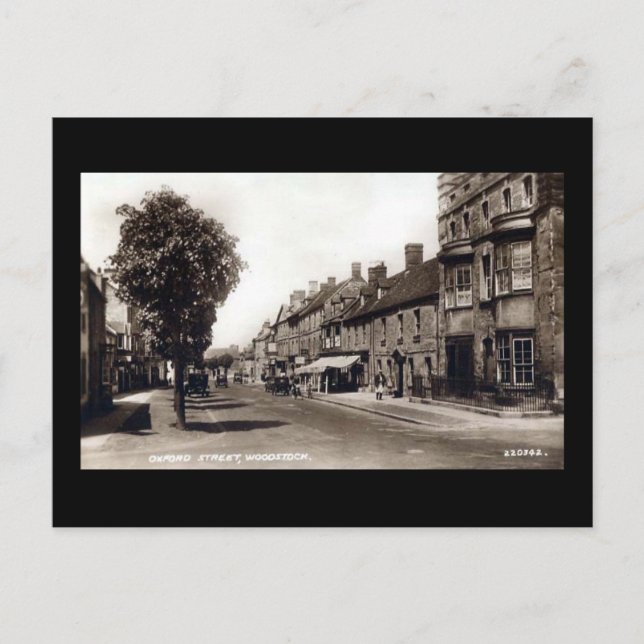 Carte Postale Old Postcard - Oxford St, Woodstock, Oxon (Devant)