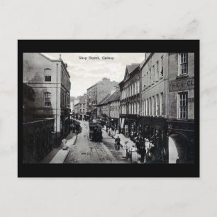 Carte Postale Old Postcard - Shop St, Galway, Irlande
