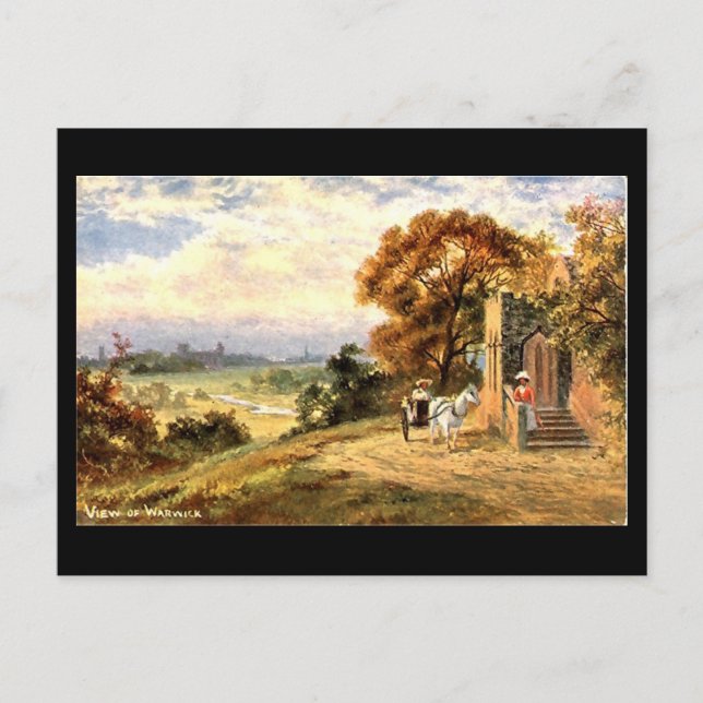 Carte Postale Old Postcard, une vue de Warwick (Devant)