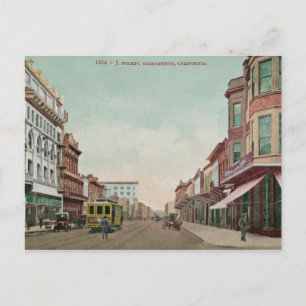 Carte Postale Old Sacramento J. Street
