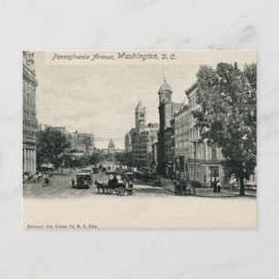 Carte Postale Old Washington DC Pennsylvania Ave