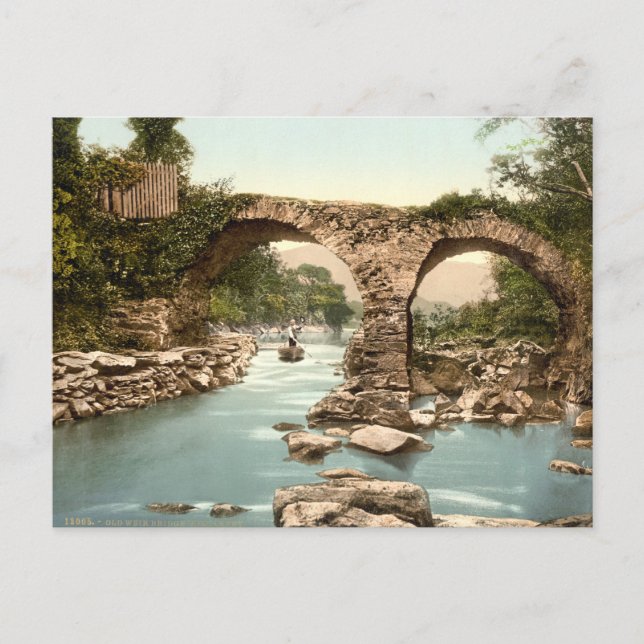 Carte Postale Old Weir Bridge, Killarney, comté de Kerry (Devant)