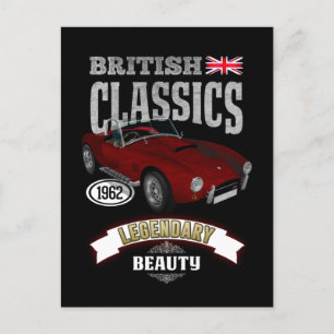 Carte Postale Oldtimer AC Cobra Beauté britannique