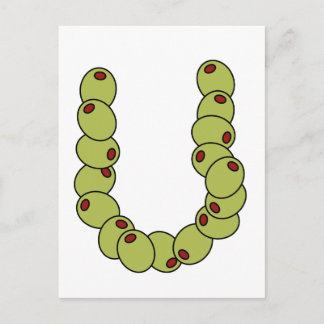 Carte Postale Olive You "Je t'aime"