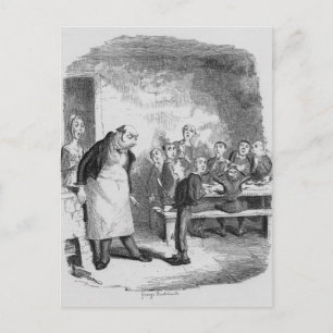 Carte Postale Oliver en demande plus