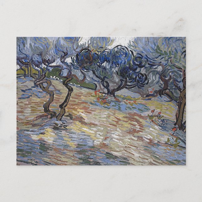Carte Postale Oliviers (F714) Van Gogh Art (Devant)