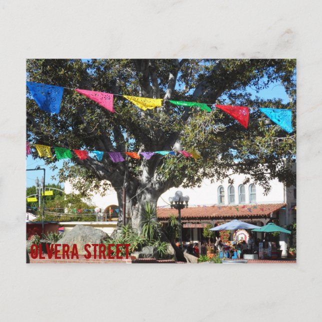 Carte Postale Olvera Street - Los Angeles (Devant)