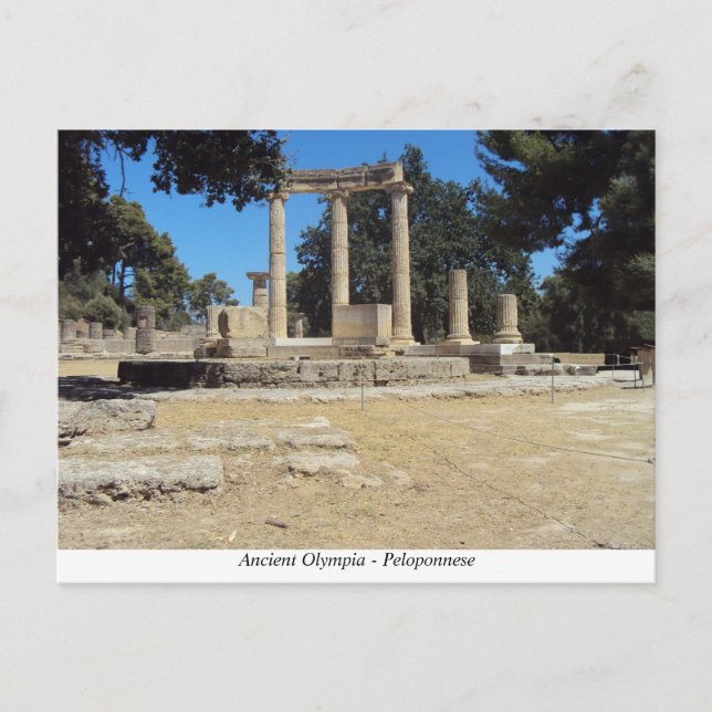 Carte Postale Olympia antique - Péloponnèse (Devant)