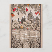 Olympia Washington State Capitol Building et Lake