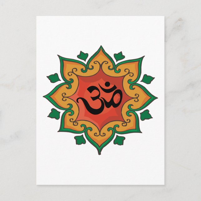 Carte Postale Om (Devant)