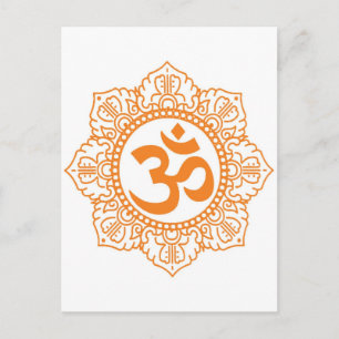 Carte Postale Om - Ohm - Symbole Aum