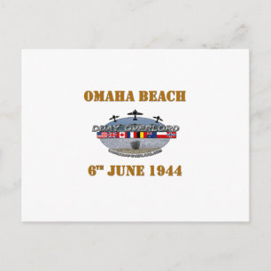 Carte Postale Omaha Beach 6 juin 1944