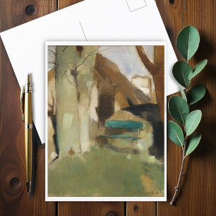Carte Postale Ombre sur le mur, Helene Schjerfbeck