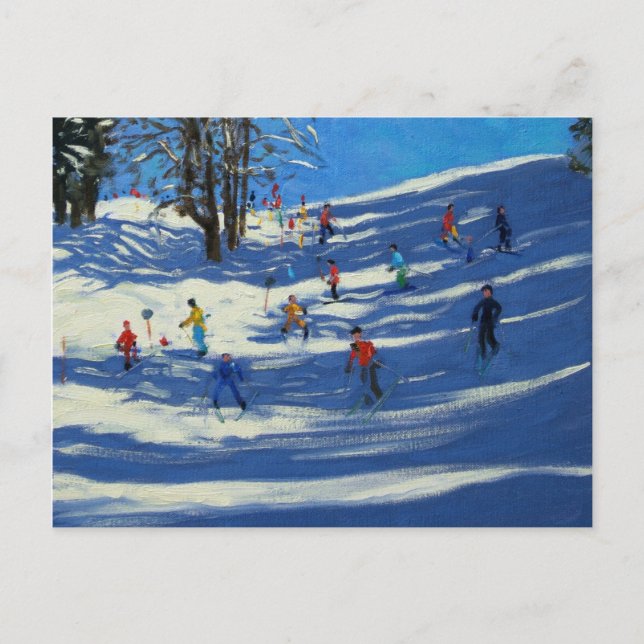 Carte Postale Ombres bleues Morzine (Devant)