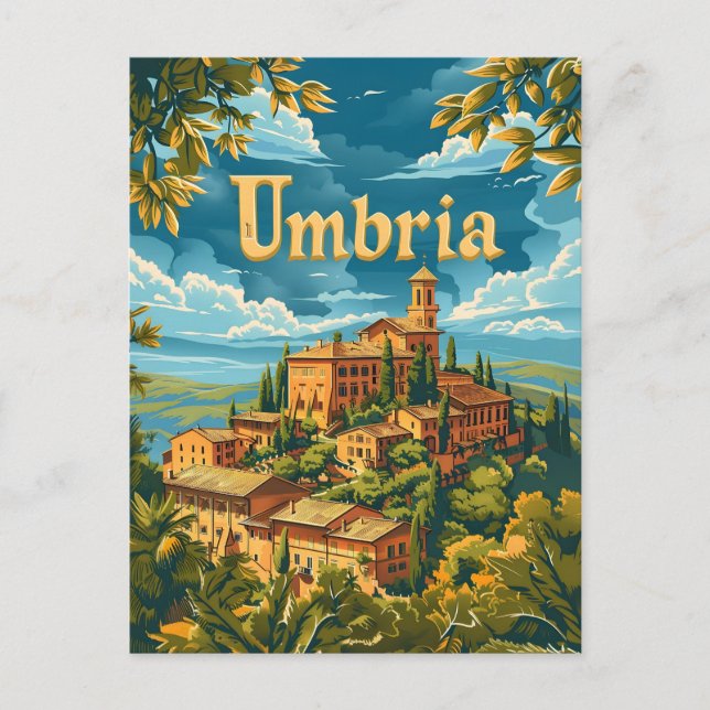 Carte Postale Ombrie Italie (Devant)