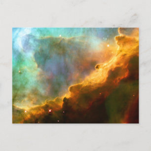 Carte Postale Omega / Nebula du cygne (télescope Hubble)