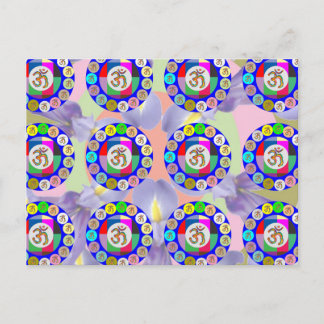 Carte Postale OMMantra INFINITY : Encouragement à l'affichage
