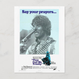 CARTE POSTALE ON M'APPELLE TRINITY POSTCARD