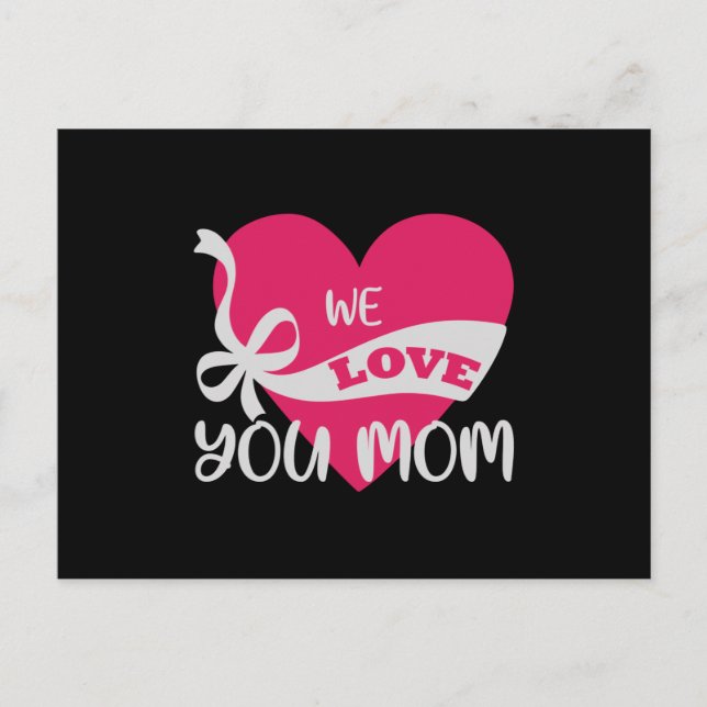 Carte Postale On t'aime maman (Devant)