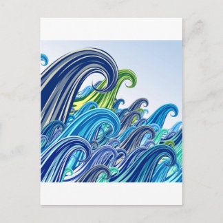 Carte Postale Ondas do Mar